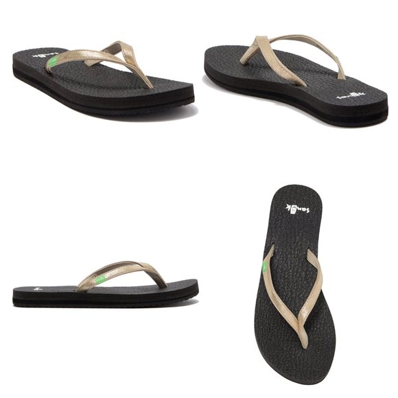 NWT Sanuk Yoga Spree 4 Flip Flop Sandal - Size 6 - Picture 3 of 9